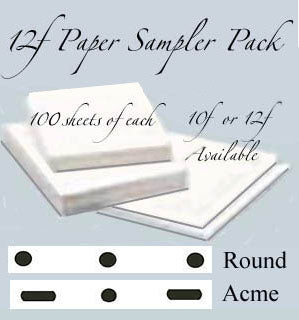 *12f  Sampler Pack LGE 400 sheets