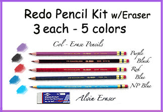 *Redo Pencil Kit w/Eraser