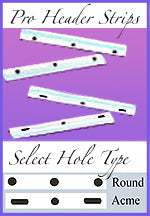 *Reuseable - 12f Pro Header Strips (Standard Size) 12.5" x 1.5"