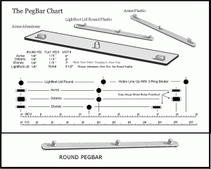 Round Pegbar PLASTIC