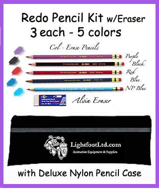 Redo Pencil Kit w/Deluxe Nylon Case