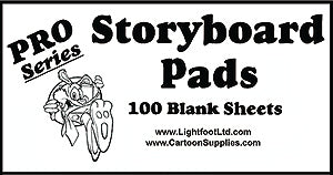 Pro Series StoryBoard Pads 100 Blanks 5.5"x 10"